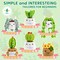 Imcrasy Crochet Kit for Beginners with Step by Step Video Lessons | 6 PC Potted Plants and Succulent Family Crochet Kit with Accessories (40%+ Yarn)